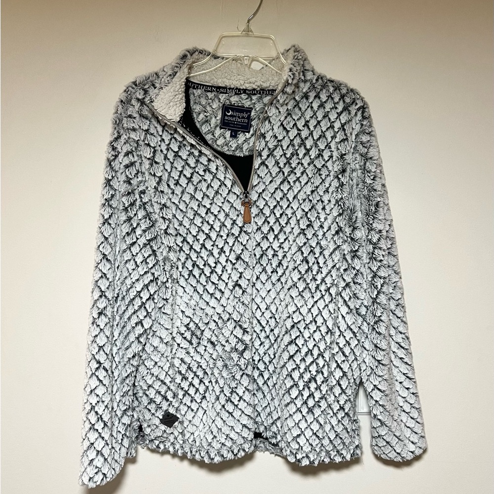 Simply Southern 1/4 Zip Sherpa Jacket